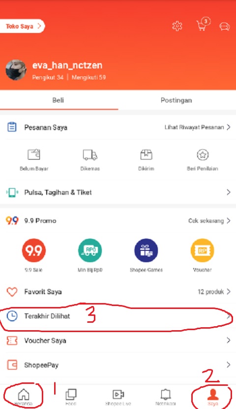 5 Cara Melihat Riwayat Pencarian di Shopee Lengkap