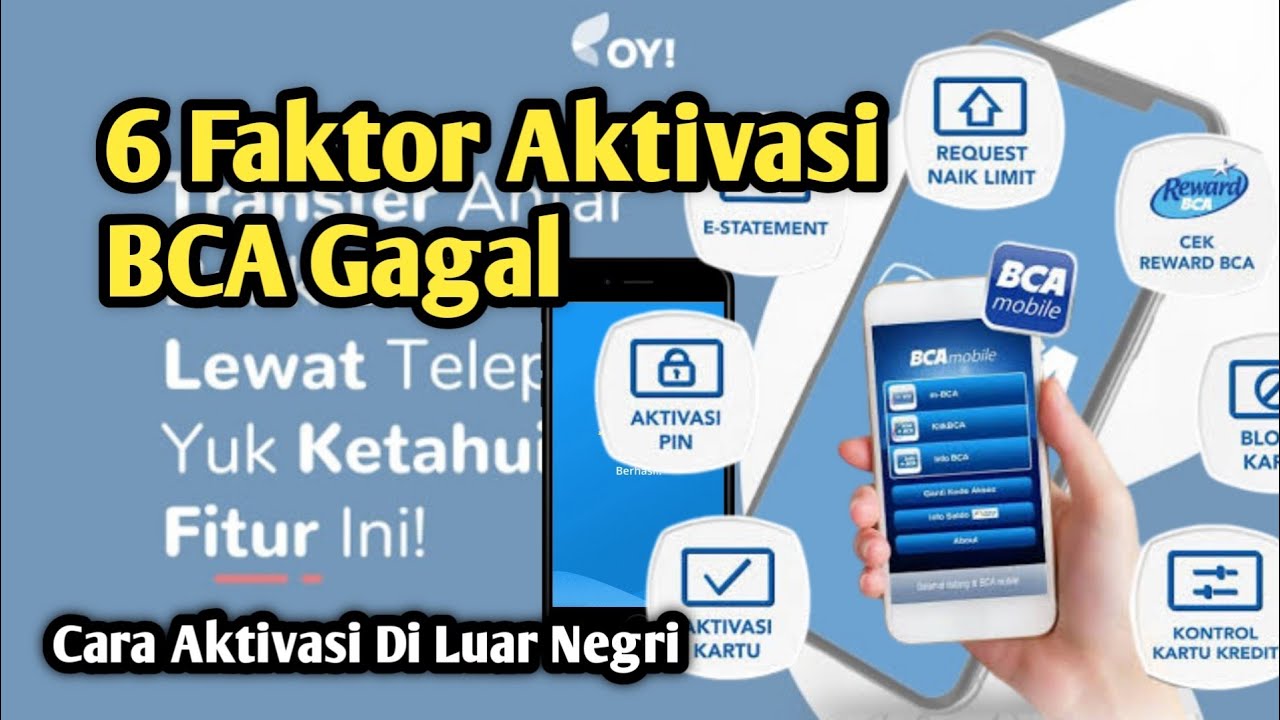 Cara aktifkan m Banking BCA di luar negeri