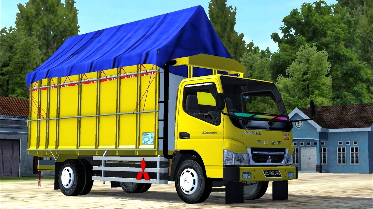 Mod Bussid Truck Canter Trondol